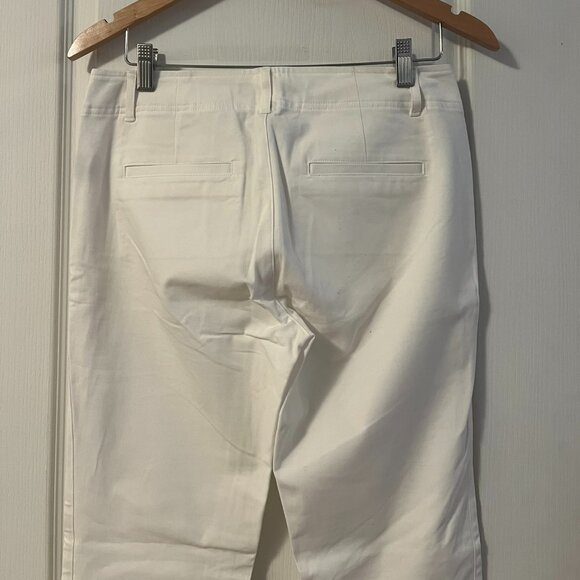 Ralph Lauren Stretch Cotton-Blend Pants in White - Picture 8 of 10